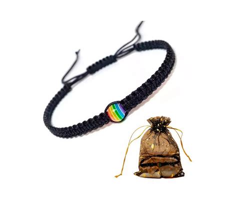 pulsera lgtbi|Pulsera Manilla Orgullo Pride Lgbtiq+ Ajustable + Empaque